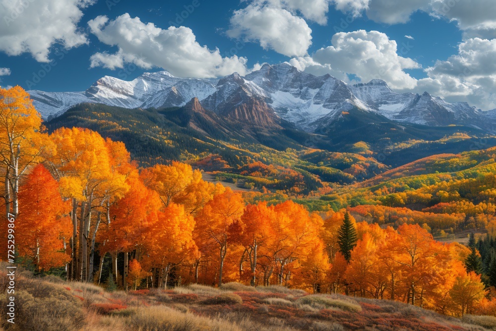Colorado Rocky Mountains in Fall