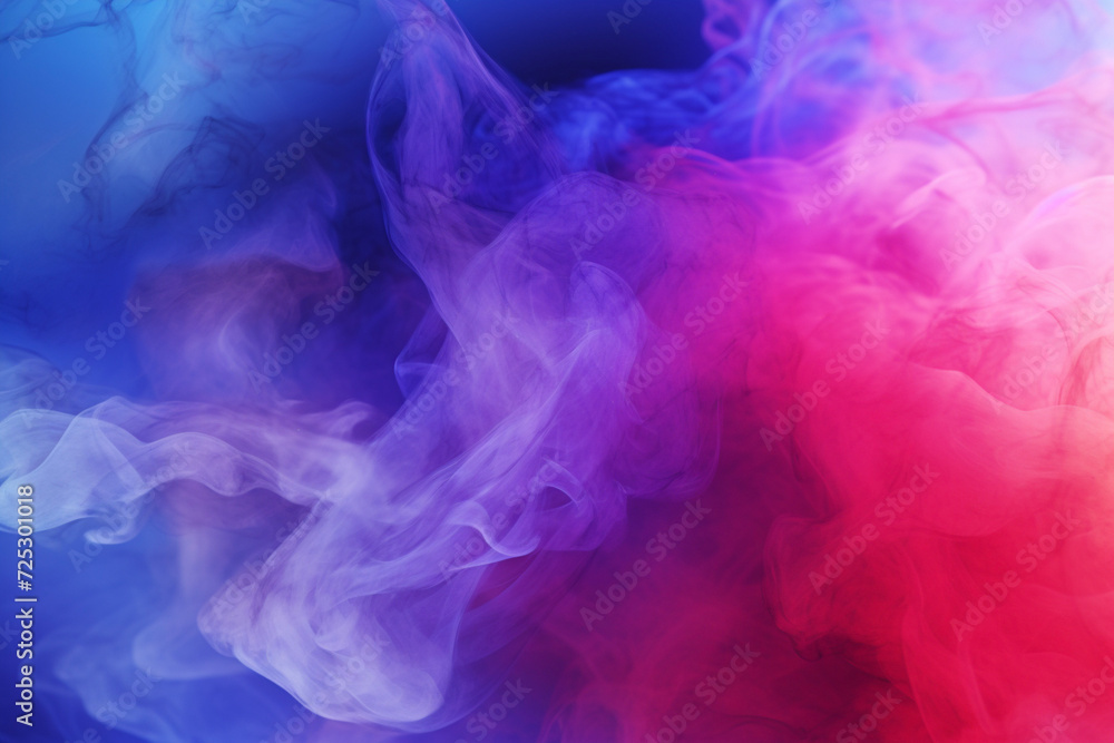 Dramatic smoke fog with pink and blue color. Dramatic smoke fog with pink and blue color.