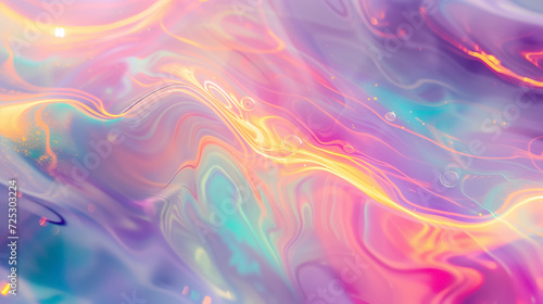 Swirls of pastel colors in a dreamy texture. photo