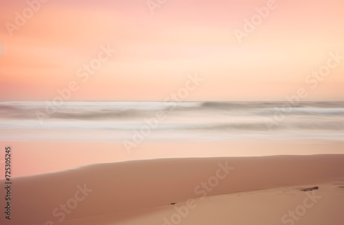 High-Res PNG Backdrop: Sunset Beach, Light, Ray, Bokeh, Dusk Scenery, Golden Hour - Ideal for Digital Background and Stunning Portrait.