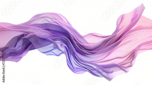 Purple and pink silk
