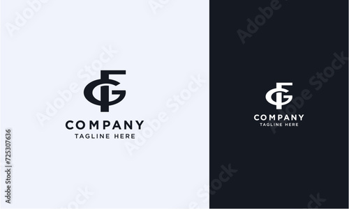 GF or FG initial logo concept monogram,logo template designed to make your logo process easy and approachable. All colors and text can be modified
