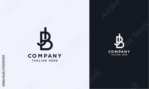 BJ or JB initial logo concept monogram,logo template designed to make your logo process easy and approachable. All colors and text can be modified