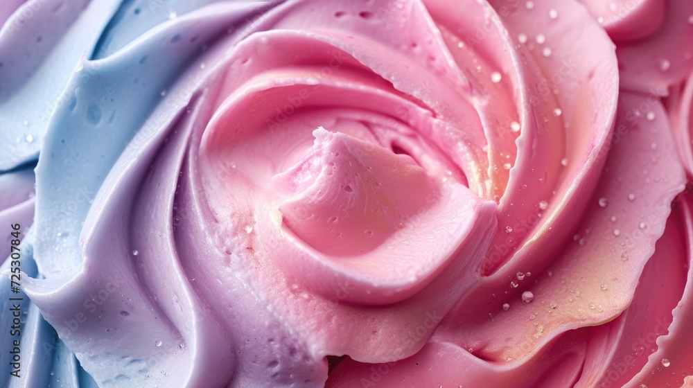 Mesmerizing close-up of a frosting swirl with diverse colors, a sweet and visually captivating dessert, Ai Generated. Mesmerizing close-up of a frosting swirl with diverse colors, a sweet and visually captivating dessert, Ai Generated.