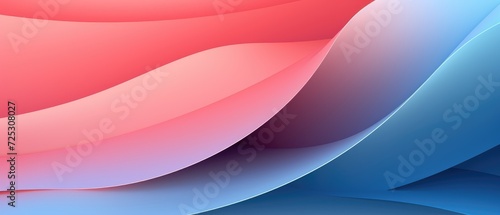 Pink and blue gradient organic texture featuring overlapping paper layers for a dynamic visual effect, Ai Generated photo