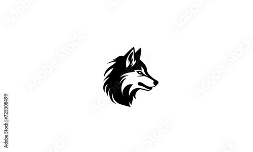 Wolf animal vector logo design