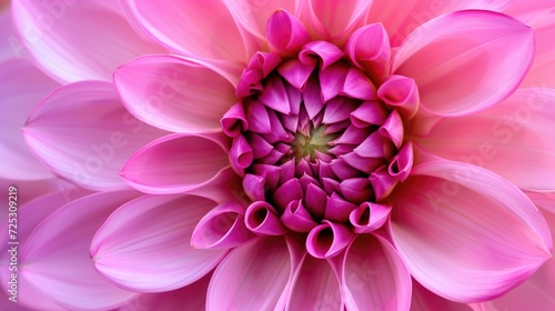 Mesmerizing close-up of a blossoming pink flower, a vibrant display of nature's beauty, Ai Generated. © Crazy Juke