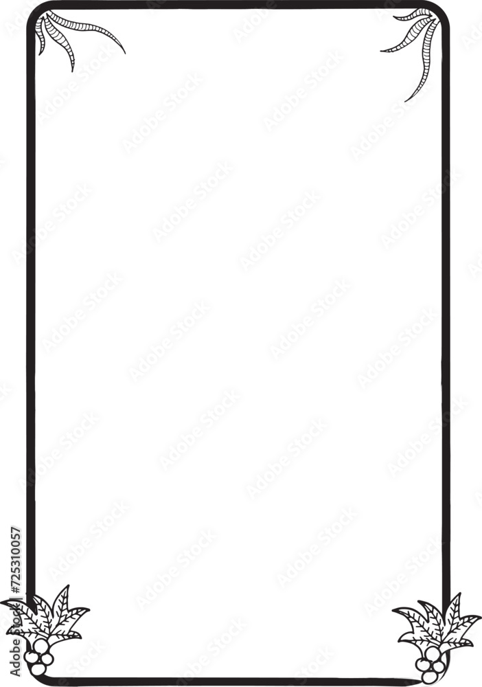 Obraz premium frame with black and white background