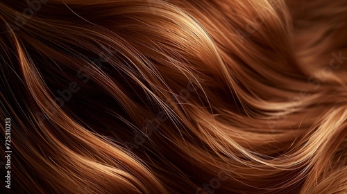Closeup hair. Women s hairstyle. Hair texture