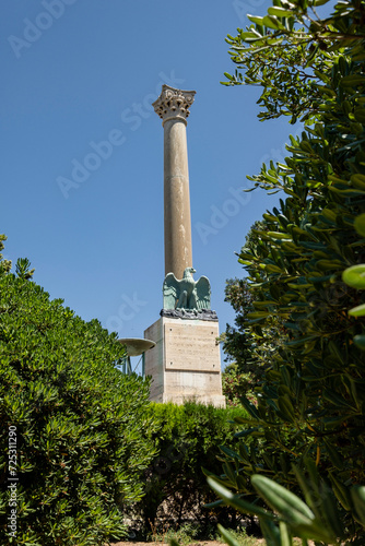 monumento a los aviadores caidos durante la guerra civil española, cementerio de Palma , inaugurado en1821, palma de mallorca, Mallorca, Balearic Islands, Spain photo