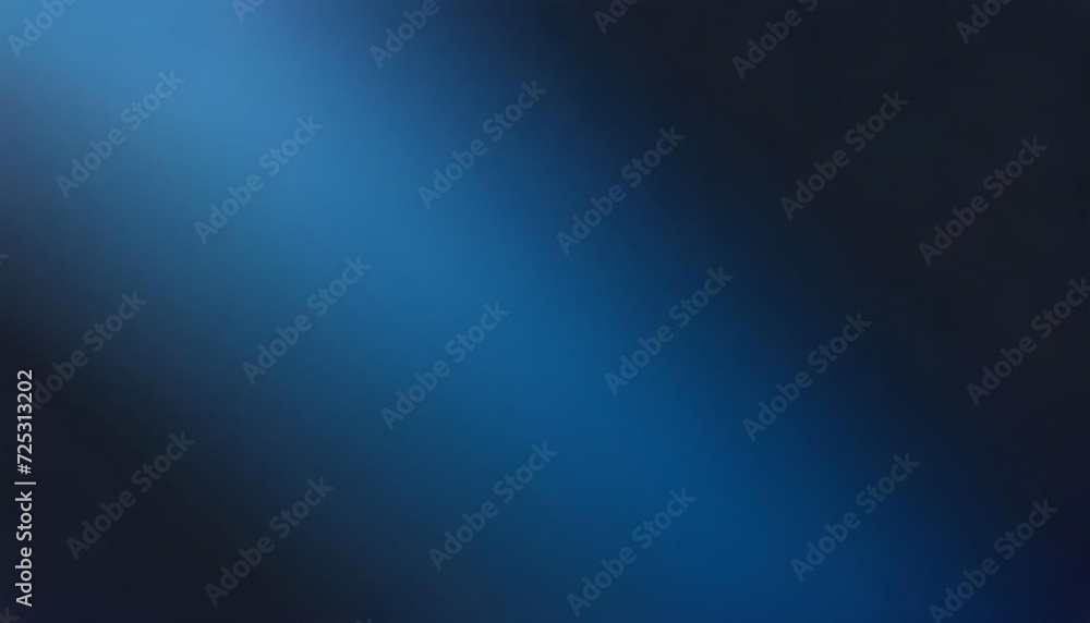 Fototapeta premium シンプルな黒色と紺色のグラデーション背景素材。Simple black and navy gradation background material.
