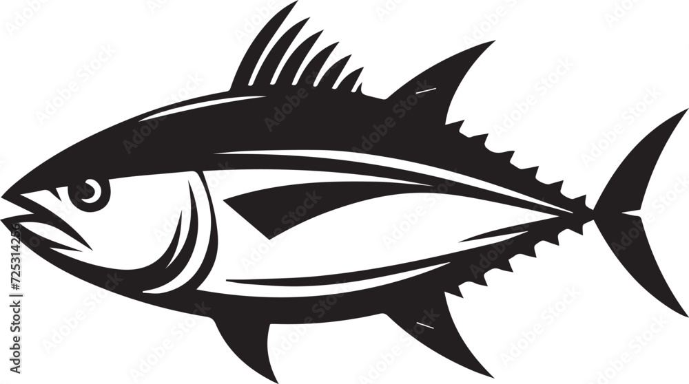 Fish Full Body Vector Silhouette Fish Full Body Vector Silhouette