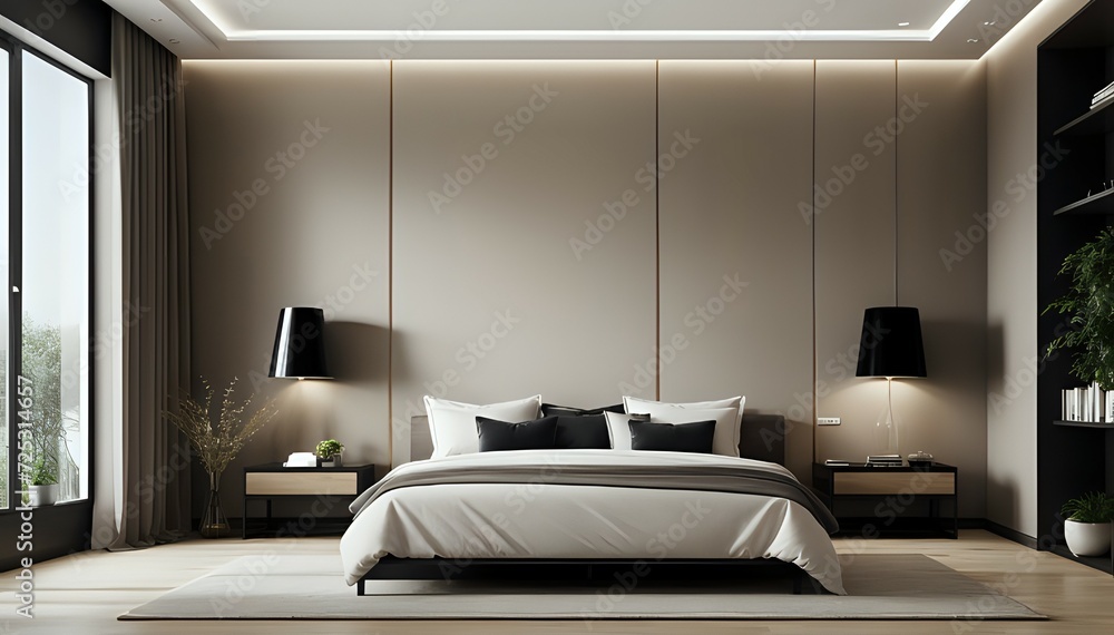 Blank horizontal poster frame mock up in scandinavian style living room interior, modern living room interior background, beige sofa and pampas grass, 3d rendering Blank horizontal poster frame mock up in scandinavian style living room interior, modern living room interior background, beige sofa and pampas grass, 3d rendering