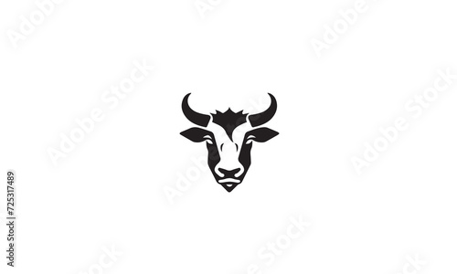 Cow vector logo design