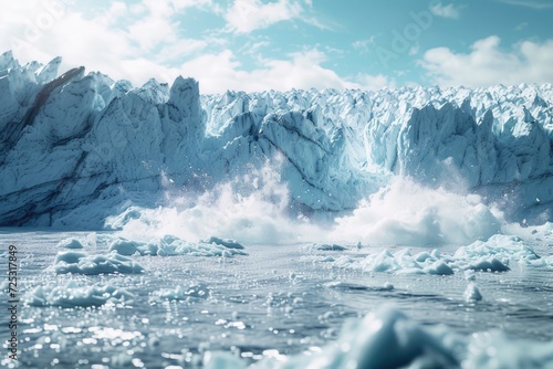 Wallpaper Mural Glacier Collapse Torontodigital.ca