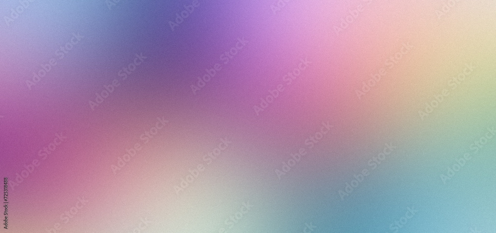 Grainy background blue yellow pink teal gradient for design, covers, advertising, templates, banners and posters