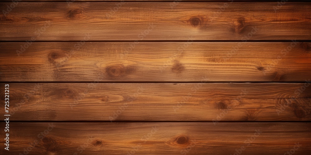 Naklejka premium Abstract empty template with a brown wooden texture background.