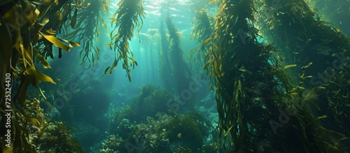 Kelp forests are mostly found along the Pacific Coast.
