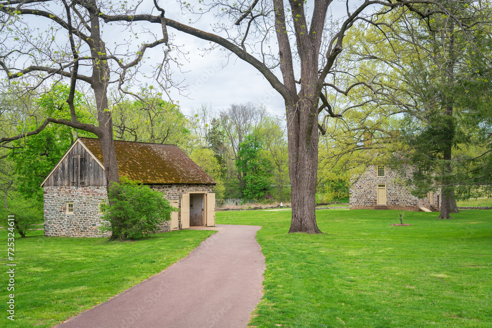 Valley Forge National Historical Park, Revolutionary War encampment, northwest of Philadelphia, in Pennsylvania, USA