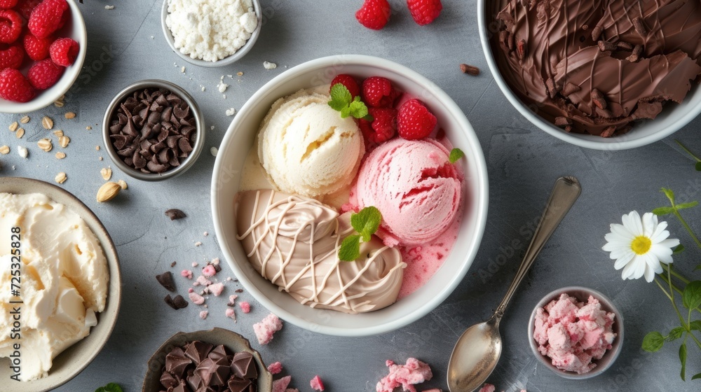 Assorted Ice Cream Selection Assorted Ice Cream Selection
