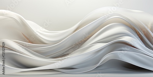 White abstract liquid wavy background. Created with Ai