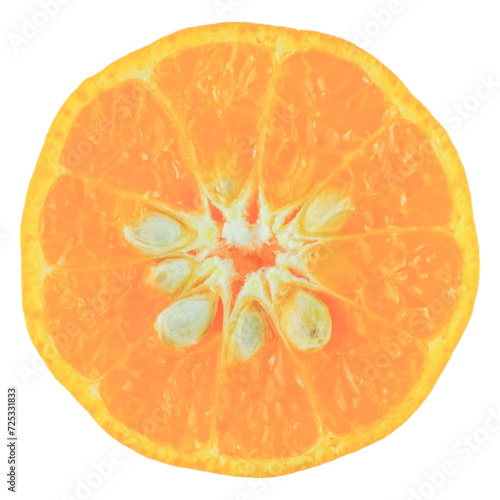 Orange slice isolated tranparent