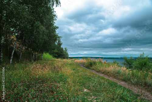 landscape with river © Никита Нуждов