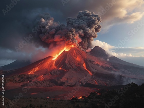 The Eruption of a Volcano