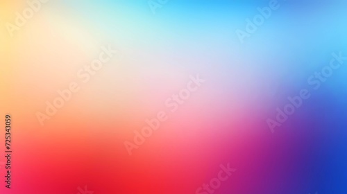 colorful blurred gradient with granular noise effect background. generative ai photo
