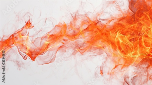 Fire pattern on white background