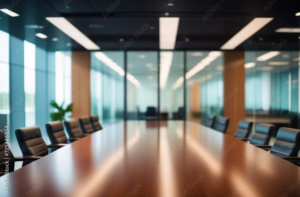 Defocused abstract Conference Room with big desk table, presentation TV, Infographics, Statistics, Graphs. E-Commerce Startup. Blurred empty modern city office. Business open space interior. Finance Defocused abstract Conference Room with big desk table, presentation TV, Infographics, Statistics, Graphs. E-Commerce Startup. Blurred empty modern city office. Business open space interior. Finance