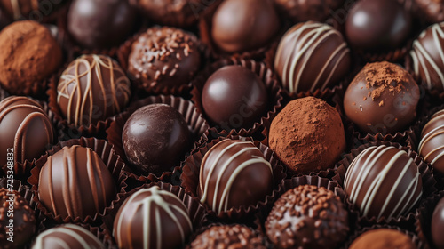 Chocolate candies. 