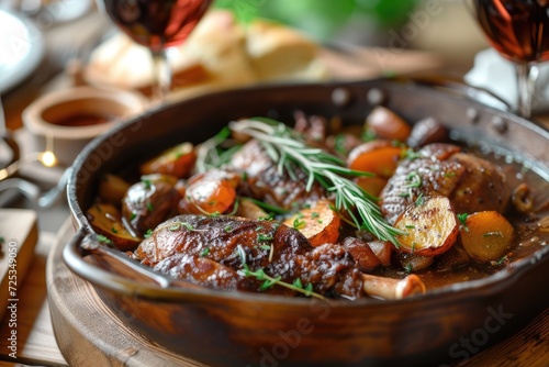 Indulge in French Tradition: Coq au Vin - A Culinary Masterpiece photo