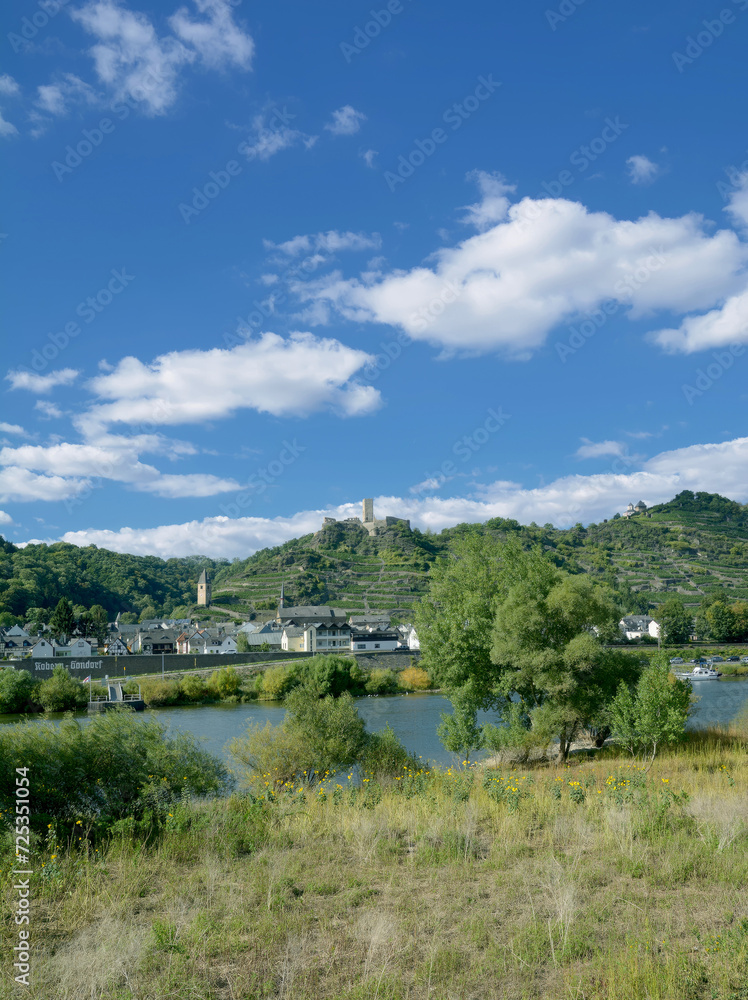 Fototapeta premium Wine Village of Kobern-Gondorf at Mosel River,Mosel Valley,Germany