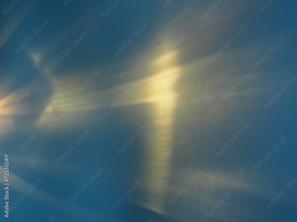 Light reflections in the room for a minimalist abstract background.
