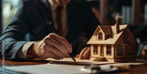 Signing a contract for the purchase of real estate