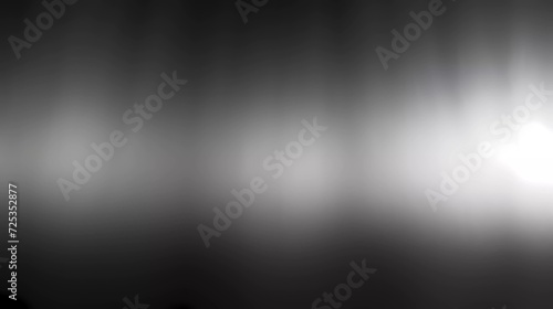 Blurred gradient black and silver color gradation, with noise effect abstract background. generative ai