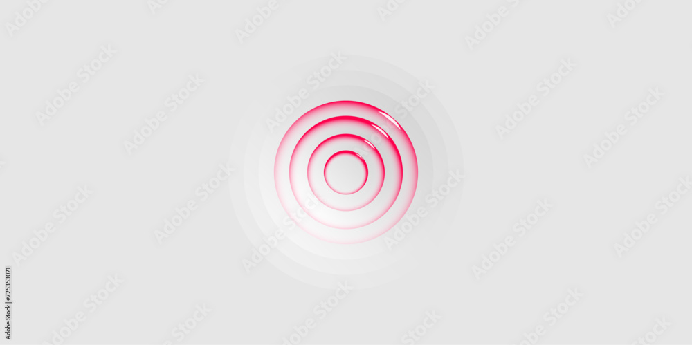 red vibrant circle on a wall red vibrant circle on a wall