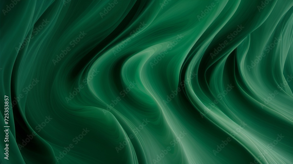 Obraz premium green silk background