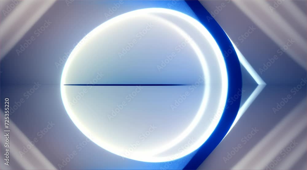 A glossy round 3D sphere with a window in the sky, encapsulated within a sleek glass circle The design features a blue background A glossy round 3D sphere with a window in the sky, encapsulated within a sleek glass circle The design features a blue background