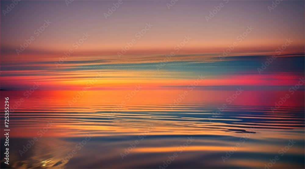 abstract sunset over the sea abstract sunset over the sea