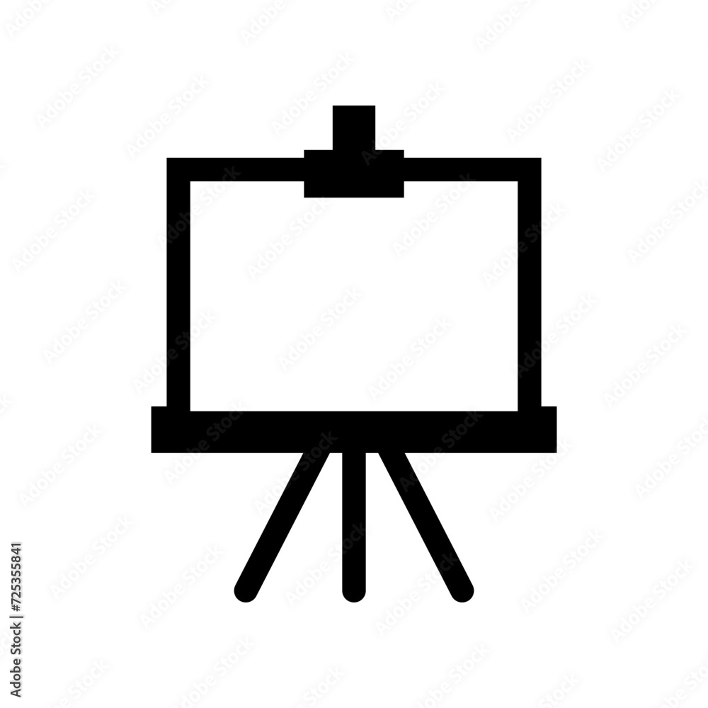 Painting easel stand icon Painting easel stand icon