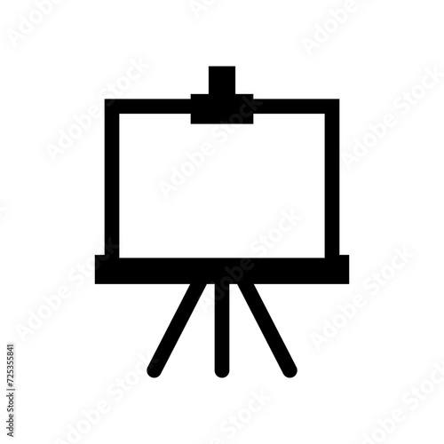 Painting easel stand icon