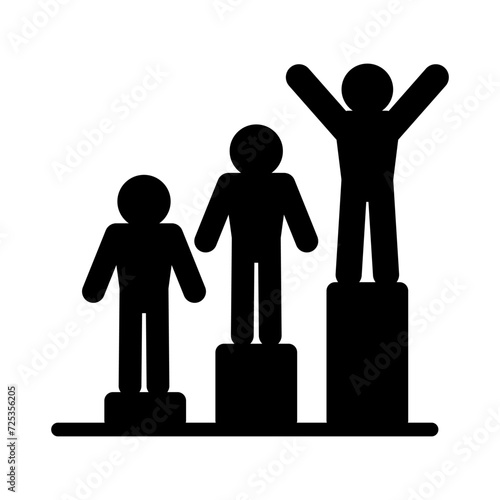 Business successful icon