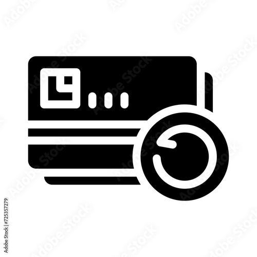 credit card glyph icon