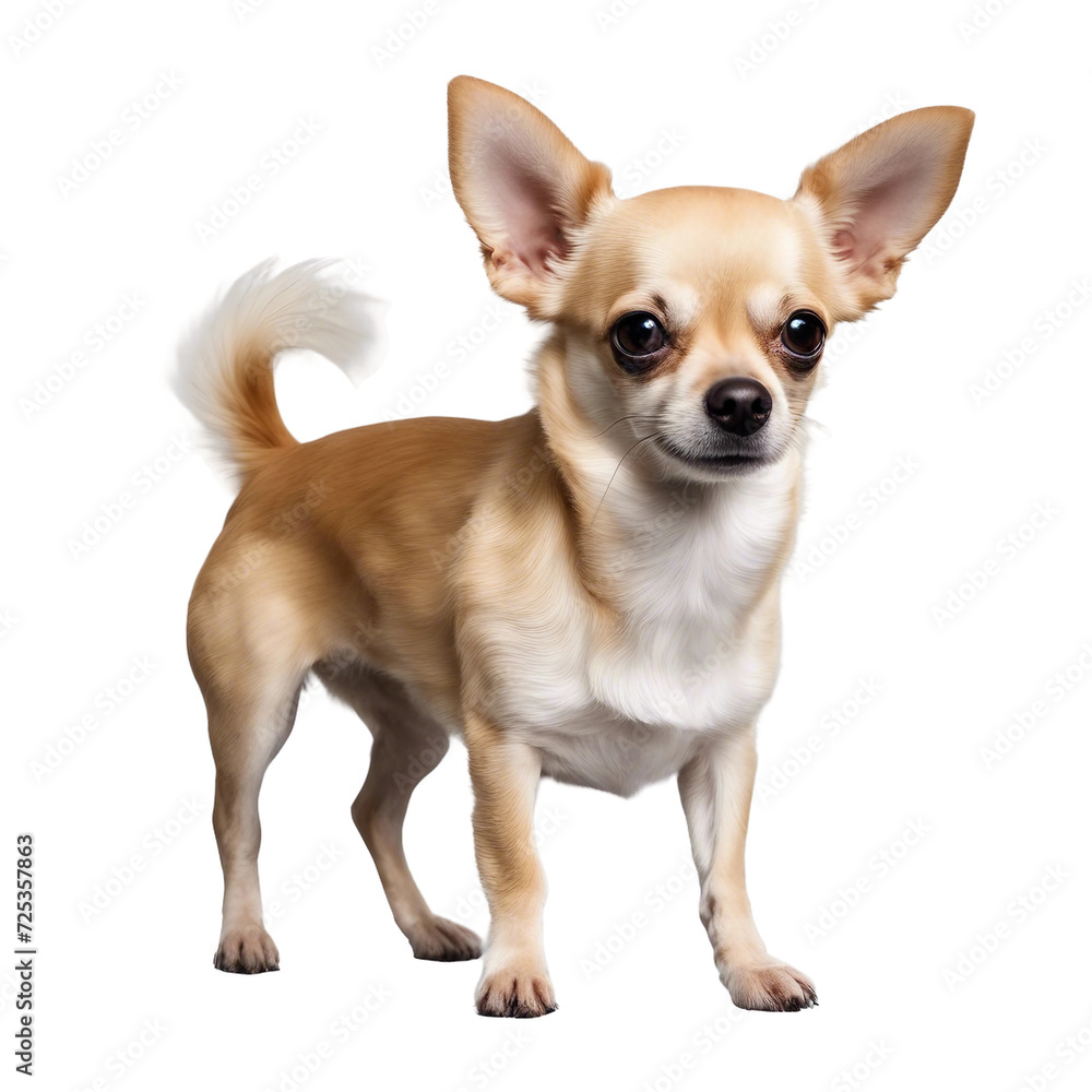 a Chihuahua dog on a transparent background