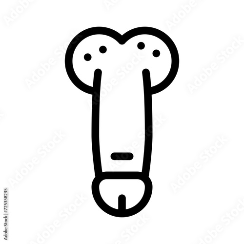 penis line icon