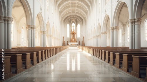 interior of a church  realistic photo  --ar 16 9 --v 5.2 Job ID  08b9bf77-103c-4811-ab6a-a3bff4a0ad11