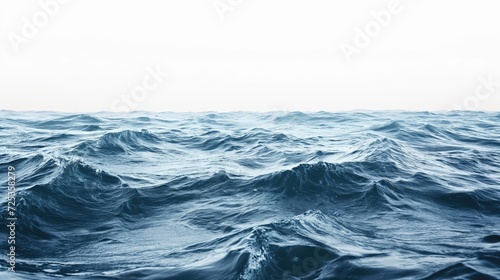 Sea surface isolated on white background