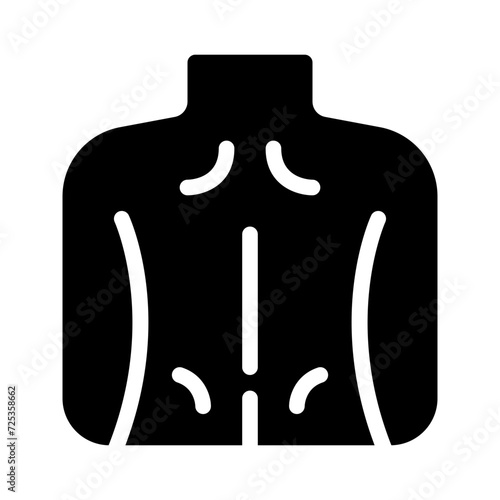 back glyph icon